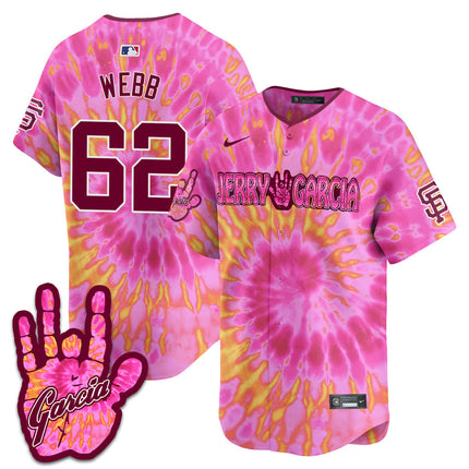 Men's Giants Jerry Garcia 2024 Limited Jersey V1