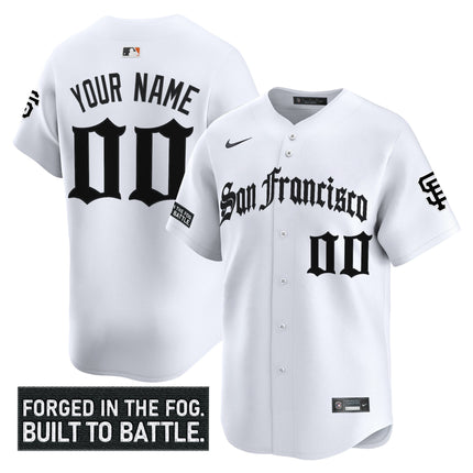 San Francisco Giants 'Gothic Fog Edition' Vapor Premier Limited Custom Jersey - All Stitched