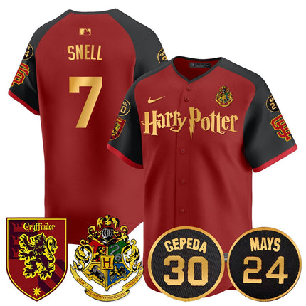Men's Giants Harry Potter 2024 Limited Jersey - All Stitched