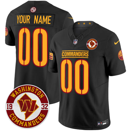 Washington Commanders 2024 Vapor Limited Custom Jersey - Est. 1932 Patch - All Stitched