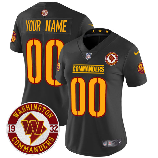 Washington Commanders 2024 Vapor Limited Custom Jersey - Est. 1932 Patch - All Stitched