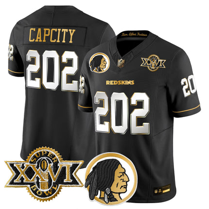 Men's Washington Redskins Throwback 1992 Super Bowl XXVI Patch Gold Vapor Limited Jersey - All Stitched