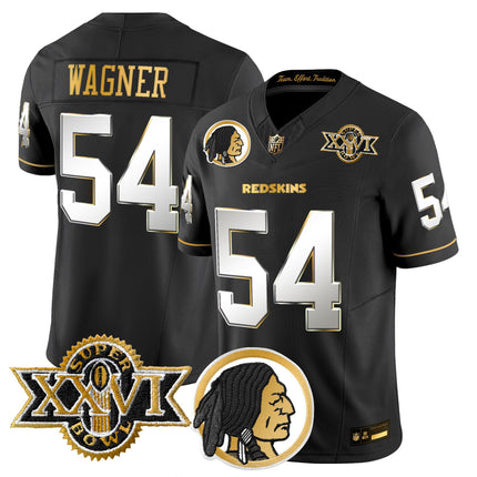 Men's Washington Redskins Throwback 1992 Super Bowl XXVI Patch Gold Vapor Limited Jersey - All Stitched