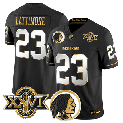 Men's Washington Redskins Throwback 1992 Super Bowl XXVI Patch Gold Vapor Limited Jersey - All Stitched