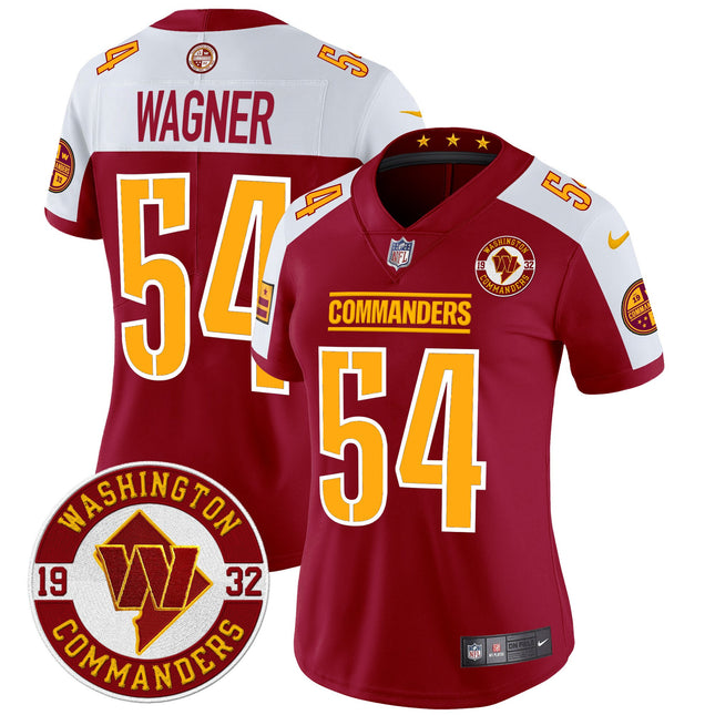 Women's Washington Commanders 2024 Vapor Limited Jersey - Est. 1932 Patch - All Stitched