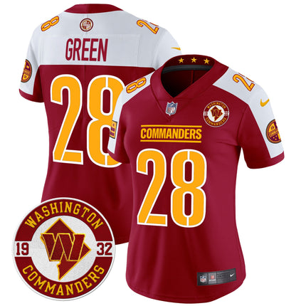 Women's Washington Commanders 2024 Vapor Limited Jersey - Est. 1932 Patch - All Stitched