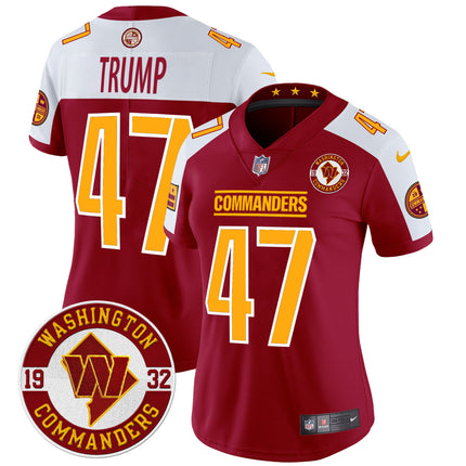 Women's Washington Commanders 2024 Vapor Limited Jersey - Est. 1932 Patch - All Stitched