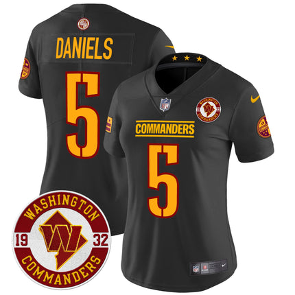 Women's Washington Commanders 2024 Vapor Limited Jersey - Est. 1932 Patch - All Stitched