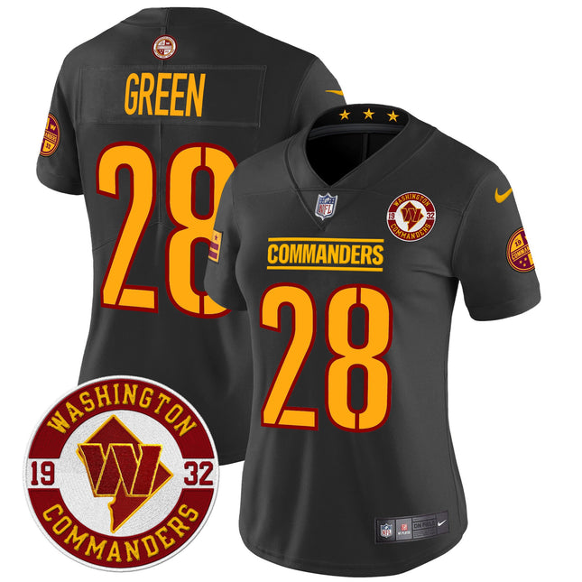 Women's Washington Commanders 2024 Vapor Limited Jersey - Est. 1932 Patch - All Stitched