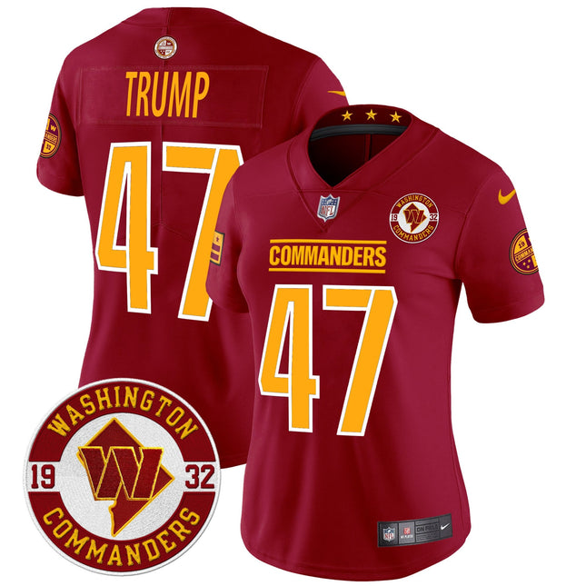 Women's Washington Commanders 2024 Vapor Limited Jersey - Est. 1932 Patch - All Stitched
