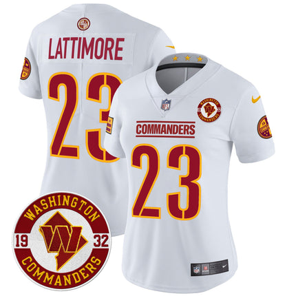 Women's Washington Commanders 2024 Vapor Limited Jersey - Est. 1932 Patch - All Stitched