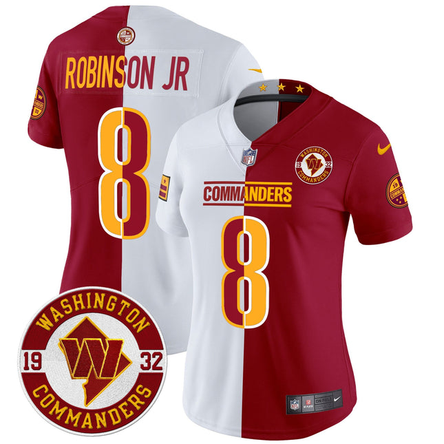 Women's Washington Commanders 2024 Vapor Limited Jersey - Est. 1932 Patch - All Stitched