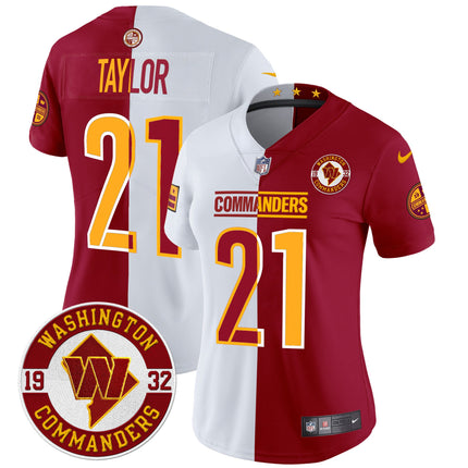 Women's Washington Commanders 2024 Vapor Limited Jersey - Est. 1932 Patch - All Stitched