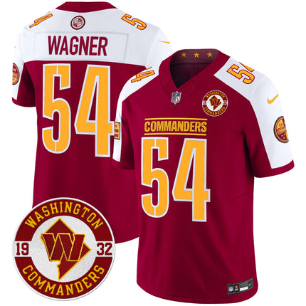 Men's Washington Commanders 2024 Vapor Limited Jersey - Est. 1932 Patch - All Stitched