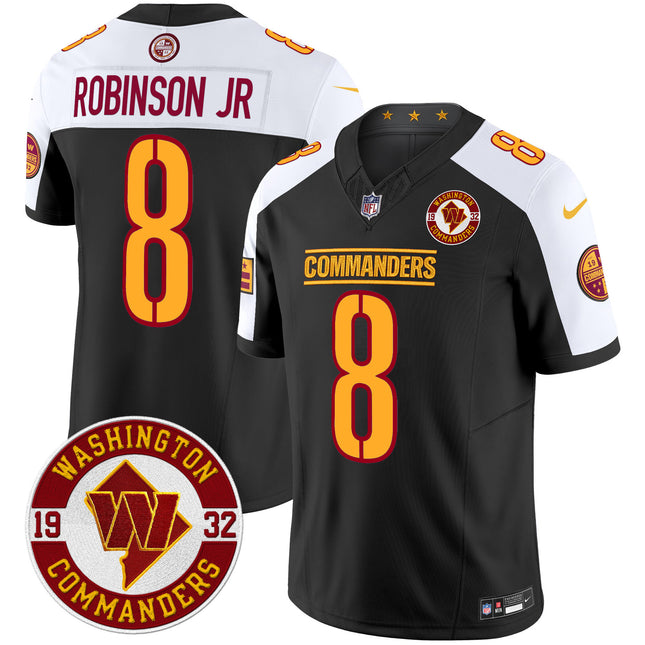 Men's Washington Commanders 2024 Vapor Limited Jersey - Est. 1932 Patch - All Stitched
