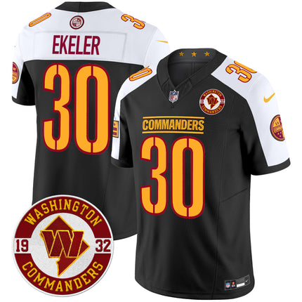 Men's Washington Commanders 2024 Vapor Limited Jersey - Est. 1932 Patch - All Stitched
