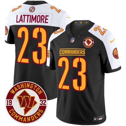 Men's Washington Commanders 2024 Vapor Limited Jersey - Est. 1932 Patch - All Stitched