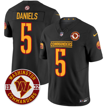 Men's Washington Commanders 2024 Vapor Limited Jersey - Est. 1932 Patch - All Stitched
