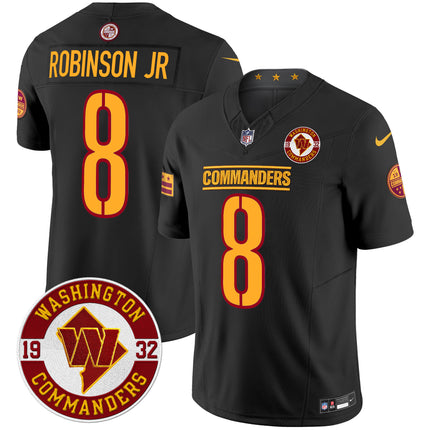 Men's Washington Commanders 2024 Vapor Limited Jersey - Est. 1932 Patch - All Stitched