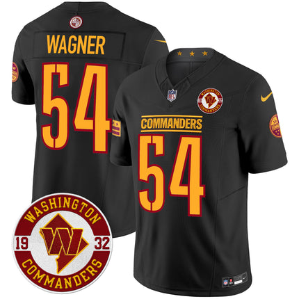 Men's Washington Commanders 2024 Vapor Limited Jersey - Est. 1932 Patch - All Stitched