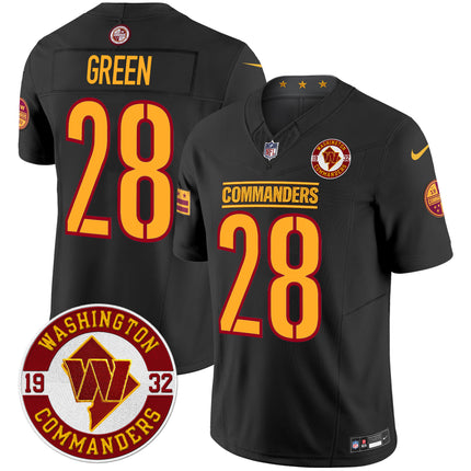 Men's Washington Commanders 2024 Vapor Limited Jersey - Est. 1932 Patch - All Stitched