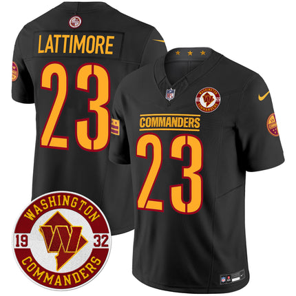 Men's Washington Commanders 2024 Vapor Limited Jersey - Est. 1932 Patch - All Stitched