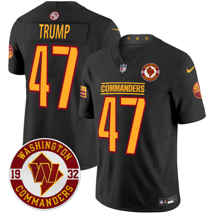 Men's Washington Commanders 2024 Vapor Limited Jersey - Est. 1932 Patch - All Stitched