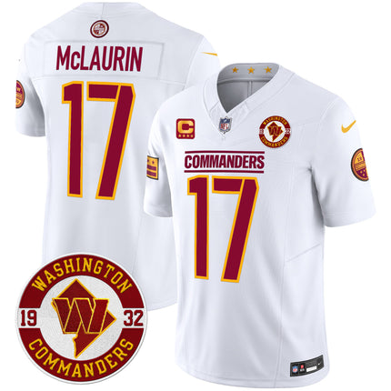 Men's Washington Commanders 2024 Vapor Limited Jersey - Est. 1932 Patch - All Stitched