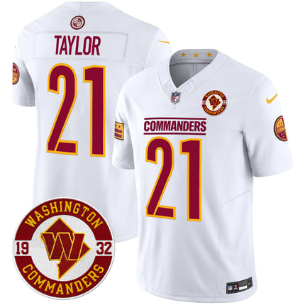 Men's Washington Commanders 2024 Vapor Limited Jersey - Est. 1932 Patch - All Stitched