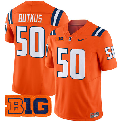 Men's Illinois Fighting Illini 2025 Vapor Limited Jersey - All Stitched
