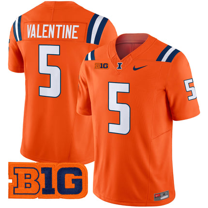 Men's Illinois Fighting Illini 2025 Vapor Limited Jersey - All Stitched