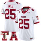 White / #25 Owls / S