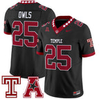 Black / #25 Owls / S