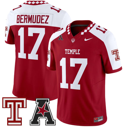 Men's Temple Owls 2025 Vapor Limited Jersey - All Stitched