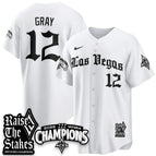 White / Chelsea Gray - 12 / S