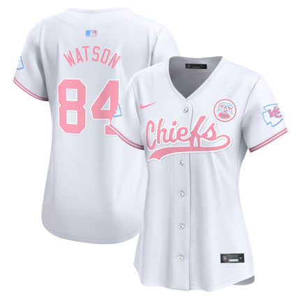 Women's Chiefs Bubblegum Pink Vapor Premier Limited Jersey - All Stitched