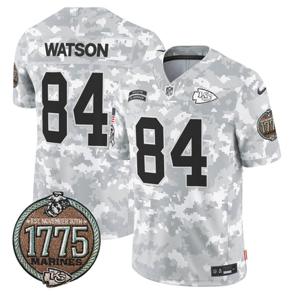 Men's Chiefs 2024 Salute to Service Establishment Year Patch Vapor Limited Jersey - All Stitched