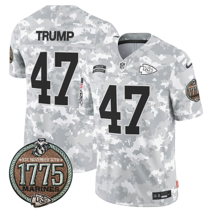 Men's Chiefs 2024 Salute to Service Establishment Year Patch Vapor Limited Jersey - All Stitched
