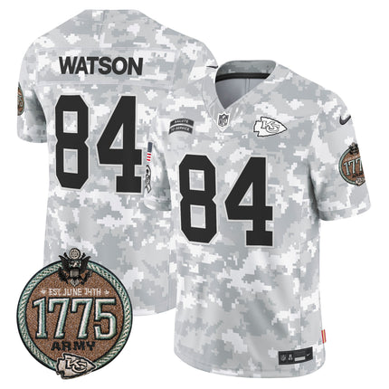 Men's Chiefs 2024 Salute to Service Establishment Year Patch Vapor Limited Jersey - All Stitched