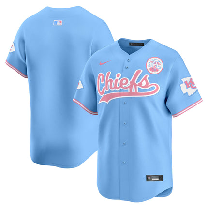 Men's Chiefs Bubblegum Pink Vapor Premier Limited Jersey - All Stitched