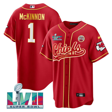 Men's Chiefs Super Bowl LVII Cool base Jersey - All Stitched