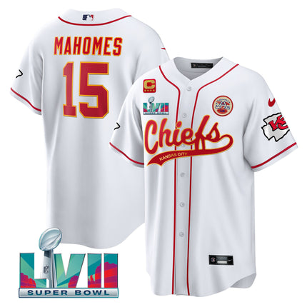 Men's Chiefs Super Bowl LVII Cool base Jersey - All Stitched