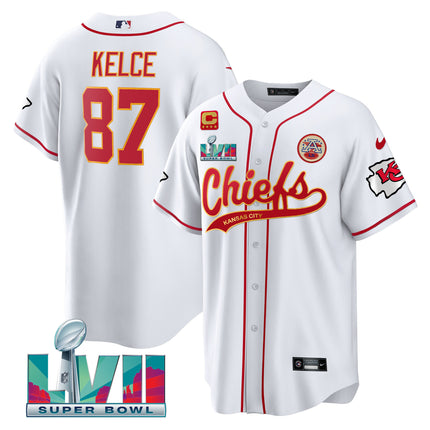 Men's Chiefs Super Bowl LVII Cool base Jersey - All Stitched