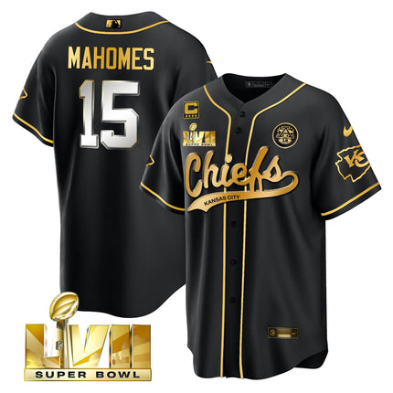 Men's Chiefs Super Bowl LVII Cool base Jersey - All Stitched
