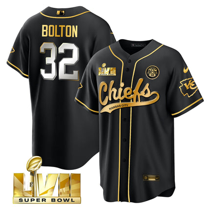 Men's Chiefs Super Bowl LVII Cool base Jersey - All Stitched