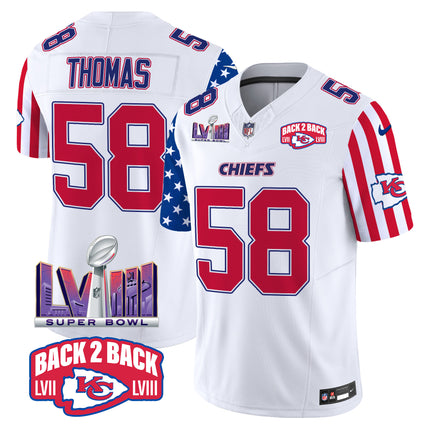 Men's Chiefs American Style Vapor Limited Jersey - All Stitched
