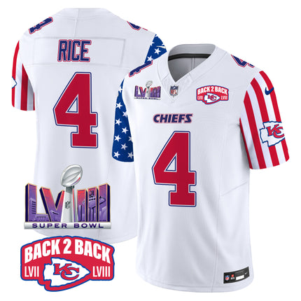 Men's Chiefs American Style Vapor Limited Jersey - All Stitched
