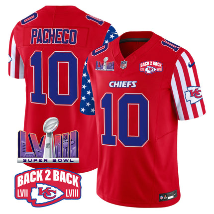 Men's Chiefs American Style Vapor Limited Jersey - All Stitched