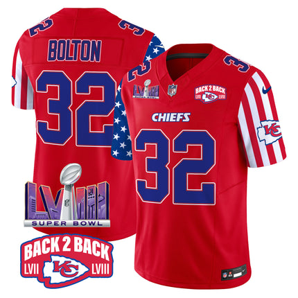 Men's Chiefs American Style Vapor Limited Jersey - All Stitched