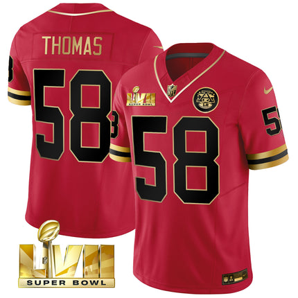 Men's Chiefs Throwback Limited Vapor Jersey - All Stitched